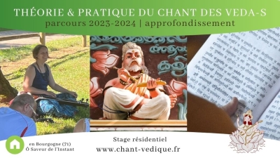 Parcours 2023-24 | Stage en présentiel : théorie & pratique du chant des veda-s