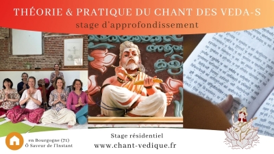 Parcours 2026 | Stage en présentiel : théorie & pratique du chant des veda-s